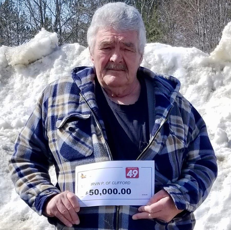 Clifford man wins $50,000 lottery prize post image