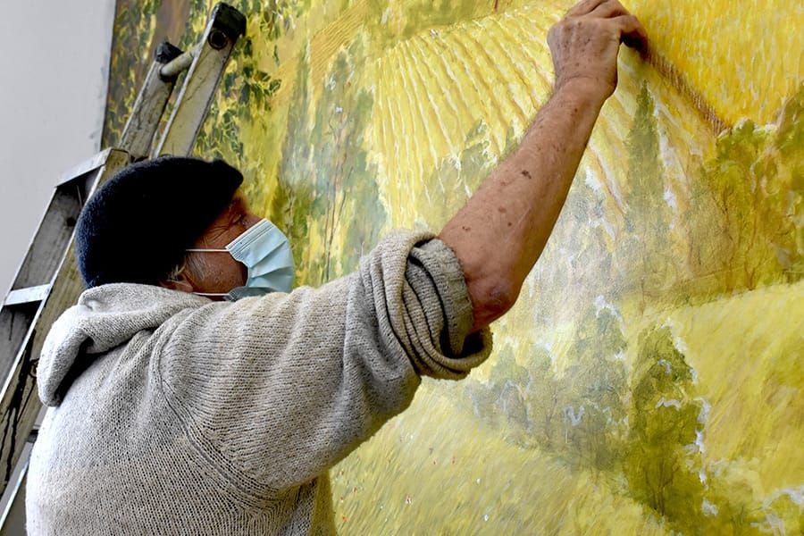 Elora artist's mural to be unveiled when new Geddes Street Market opens post image