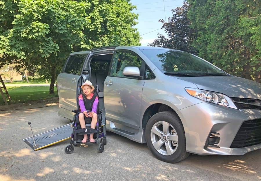 Community raises funds for wheelchair accessible van for local girl post image