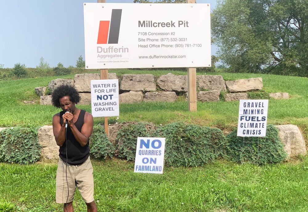 Ear to the Groundwater Tour continues at Millcreek Pit in Puslinch post image