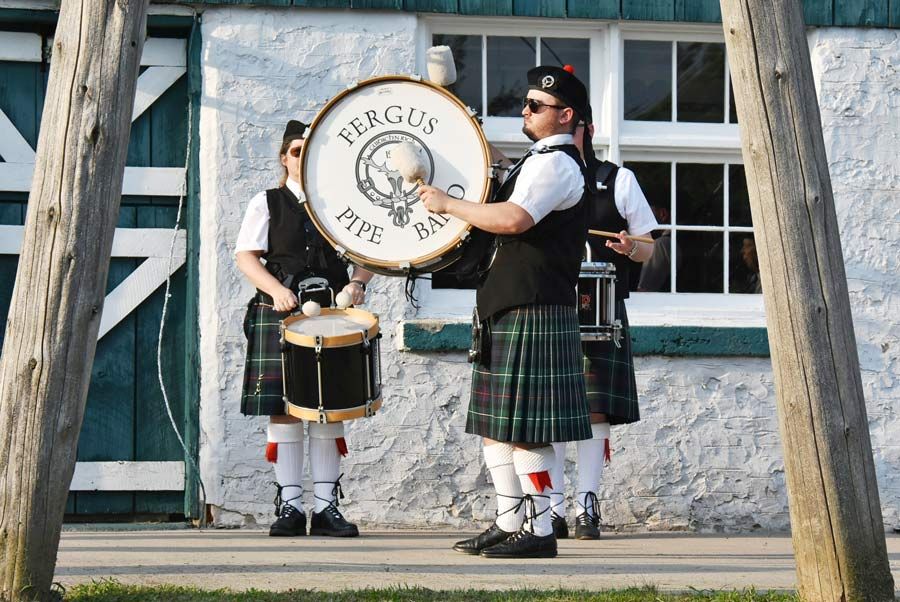 The Fergus Pipe Band perform at Wellington County Museum post image