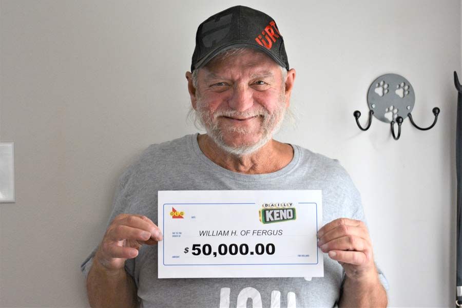 Fergus resident celebrating $50,000 win with Daily Keno post image
