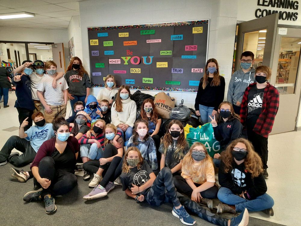 Local class launches donation drive to give back to community post image