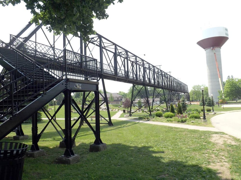 Pedestrian bridge reopened in Palmerston park post image