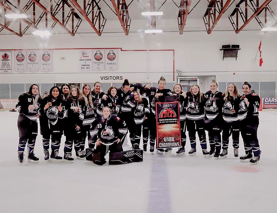 Undefeated Grand River Mustangs U18 ‘B’ win gold at Remembrance Day Classic post image