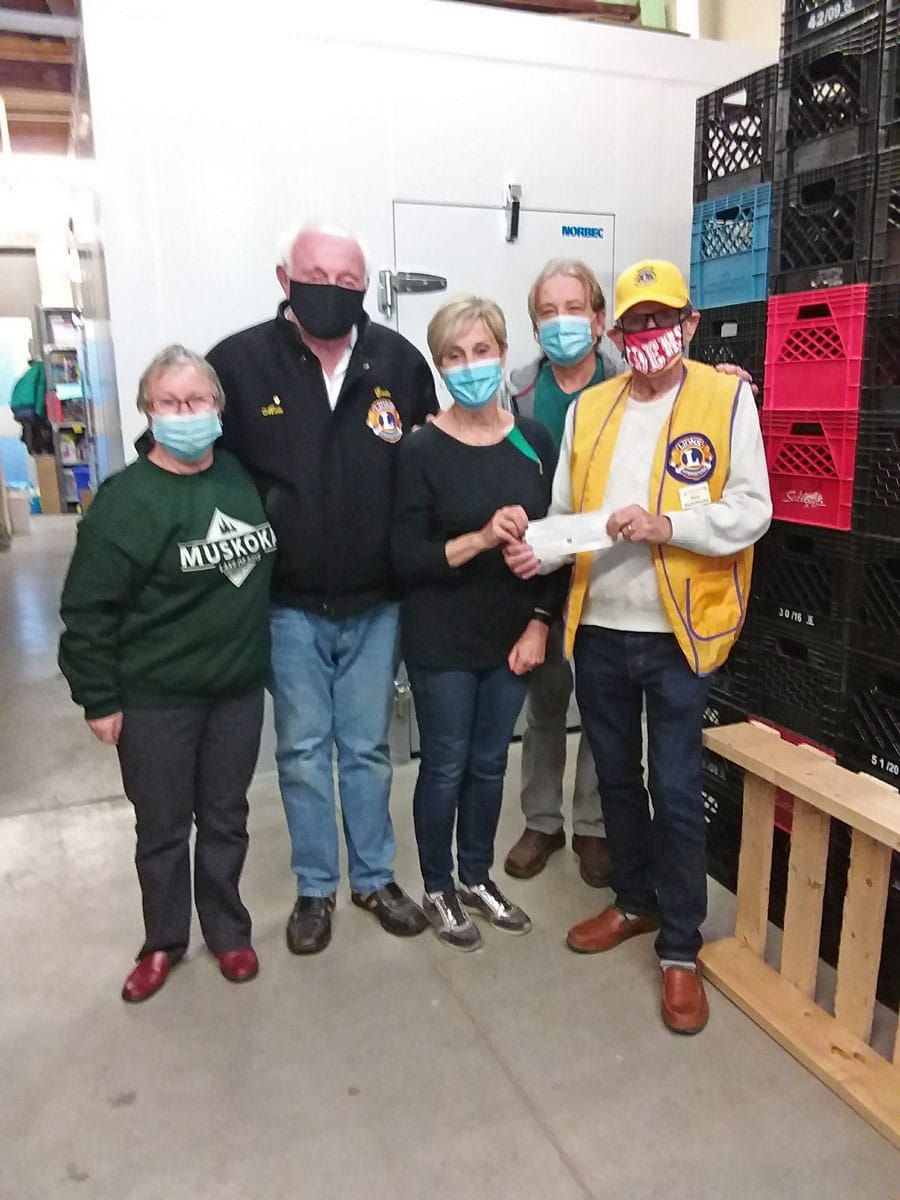 Fergus Lions kick-off Toy Drive campaign with donation to Centre Wellington Food Bank post image