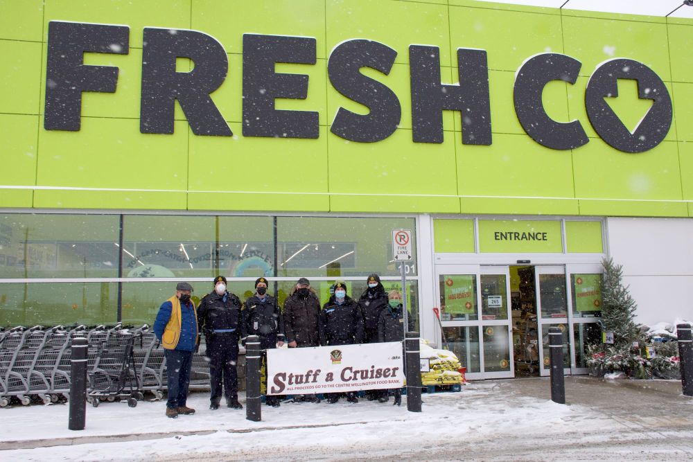 Wellington County OPP's Stuff a Cruiser event supported CW Food Bank post image