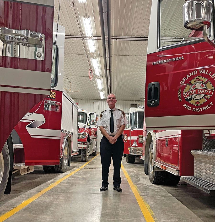 Chief of Grand Valley and District Fire Department retires post image