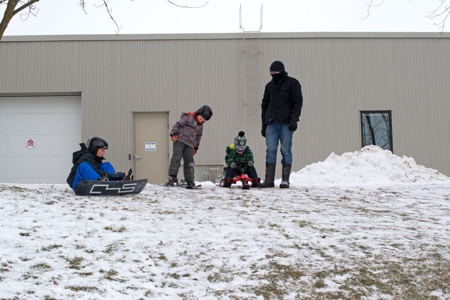 Taking to the hill at the Wellington County Museum and Archives post image