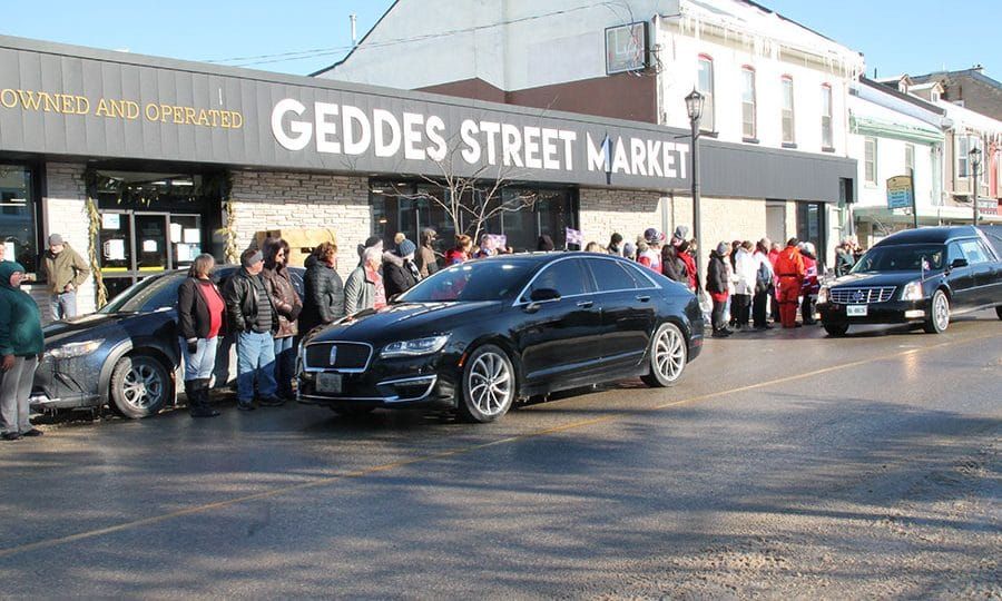 Residents line Elora street to pay tribute to late businessman Merlen Kropf post image