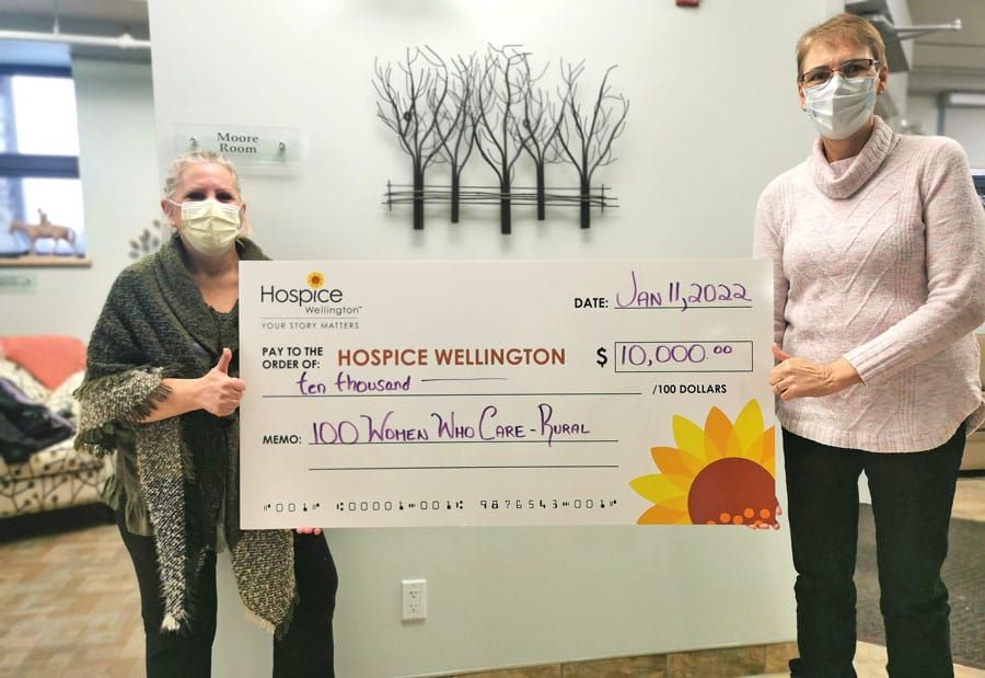 100 Women Who Care donate to Hospice Wellington post image
