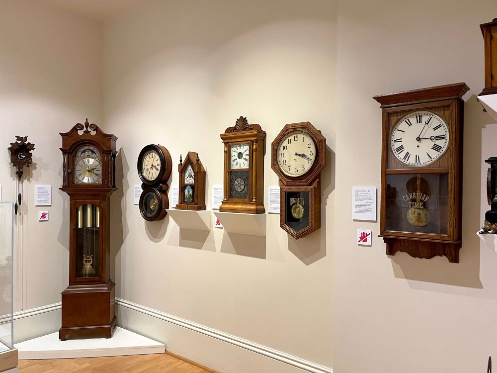 The clock collection of Senator Rob Black now at the WCMA post image