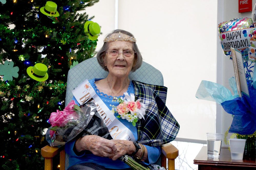 Longtime Fergus resident Margaret Bridge celebrates 100th birthday post image