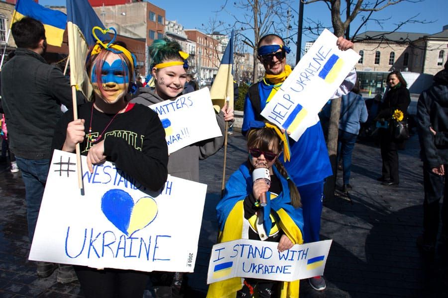Guelph shows support for Ukraine, raises $16,000 at weekend rally post image