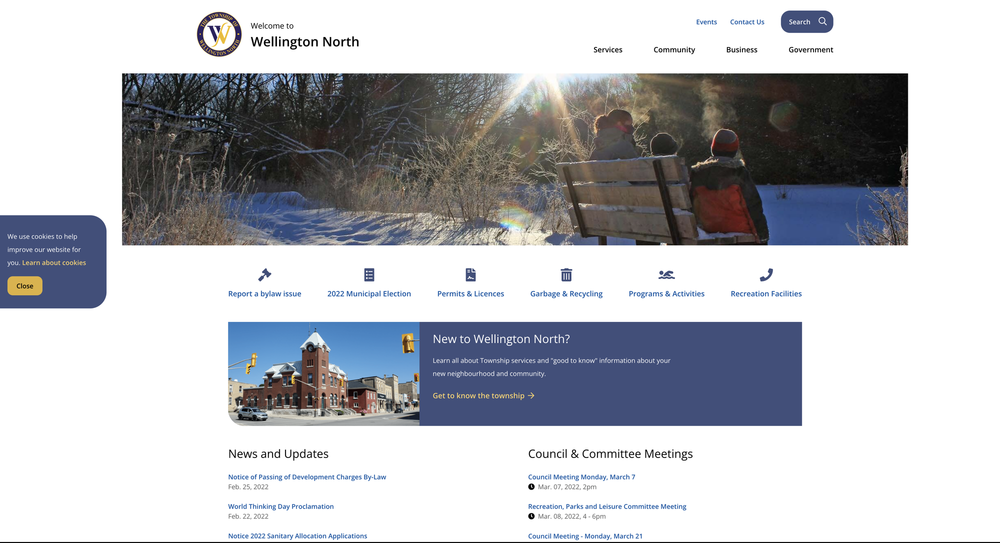 Wellington North launches redesigned website with provincial modernization dollars post image