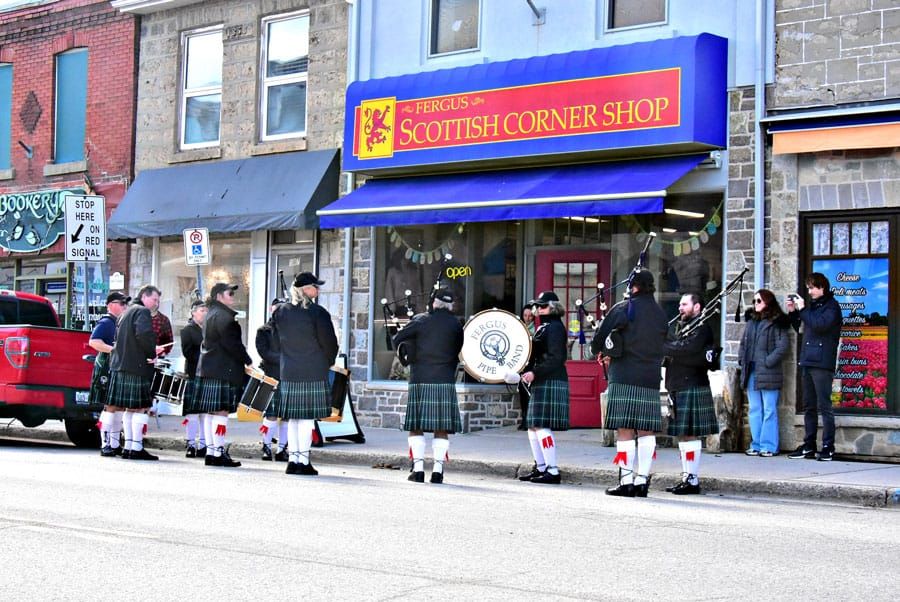 Mad about plaid on Tartan Day in Fergus post image