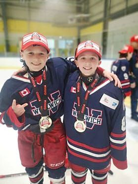 Drayton athletes part of OMHA U13A championship team post image