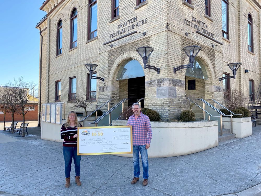 Minto resident wins $36,000 in Drayton Entertainment’s March Ultimate 50/50 Draw post image