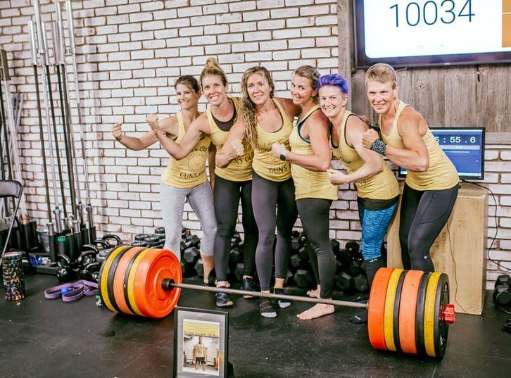 Local group sets women's team record with 12-hour burpee binge post image