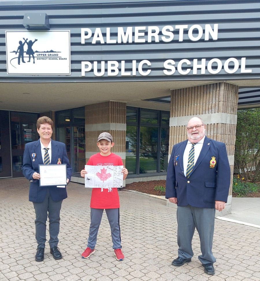 Palmerston student wins Junior Colour Poster award in Palmerston Legion competition post image
