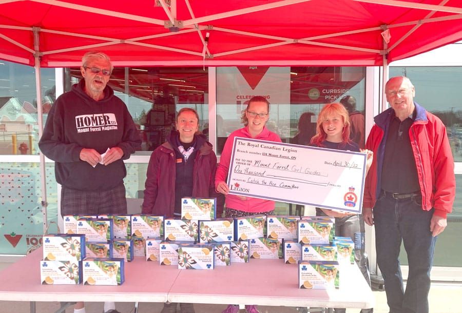 Donation supports Mount Forest Girl Guides post image