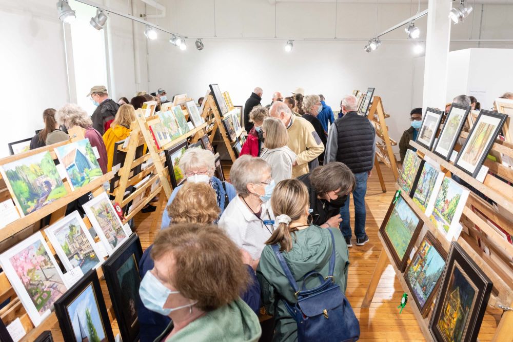 Nothing plain about artwork in Elora Plein Air Festival post image