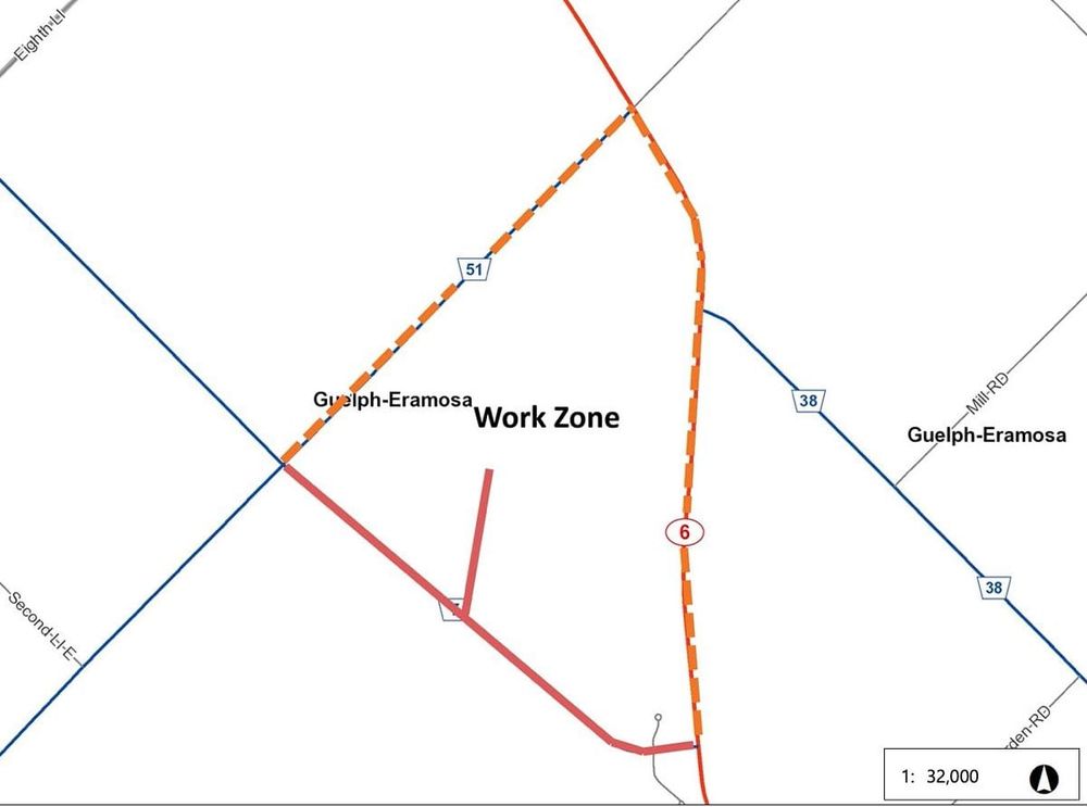 Wellington Road 7 closure to begin next week for bridge, resurfacing work post image