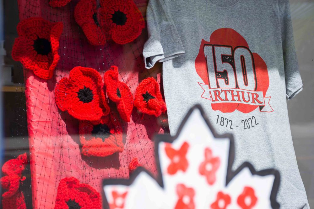 ‘Near and dear’: Crocheted, knitted poppies on display post image