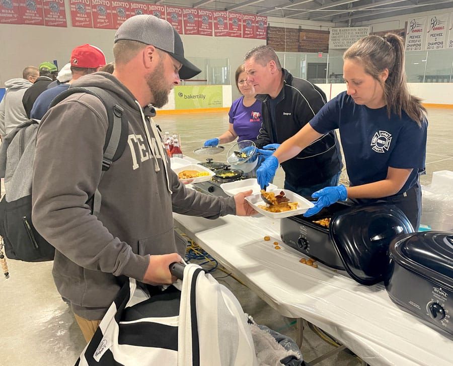 Minto firefighters hosted pancake breakfast post image