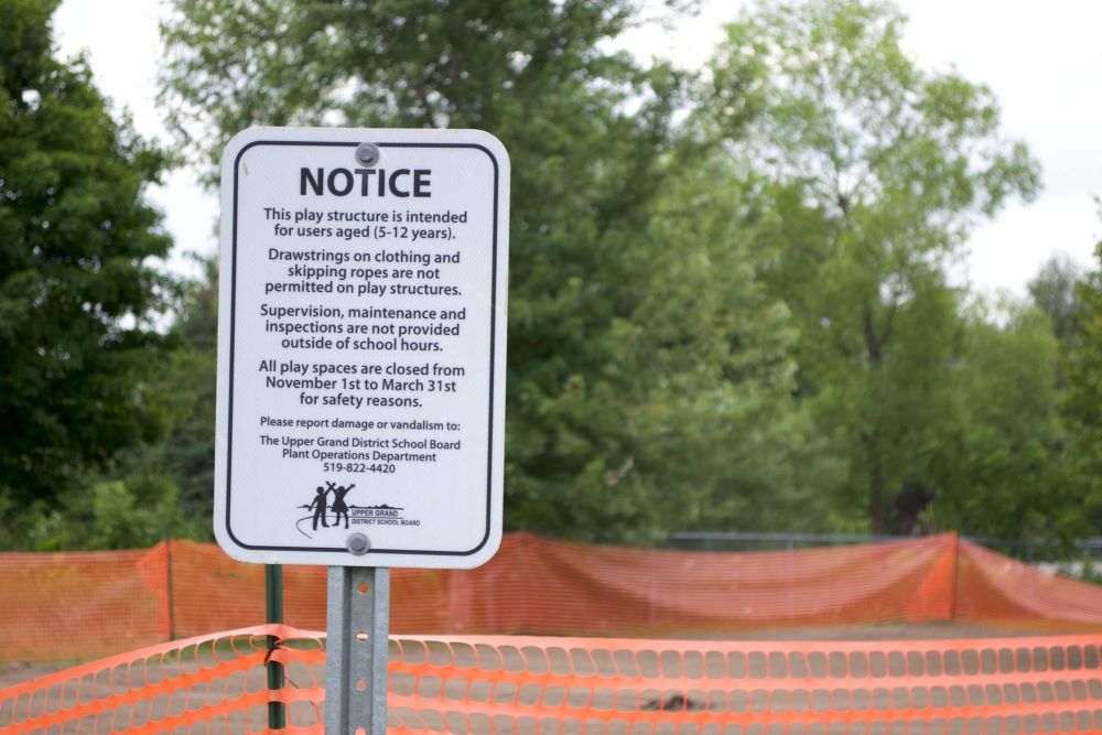 Play structure removed at Elora PS, fundraising plans to be determined post image