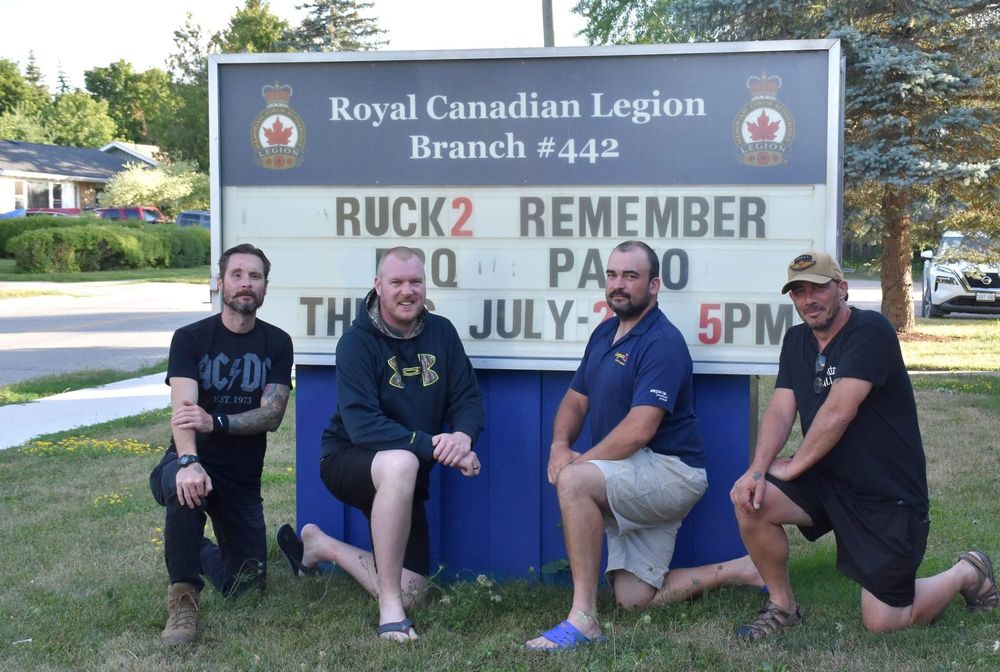 Ruck 2 Remember marches through Erin in support of homeless veterans post image