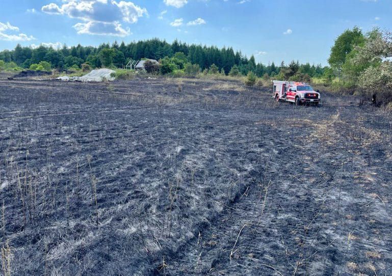 Another grass fire in Puslinch - but no burn ban yet post image