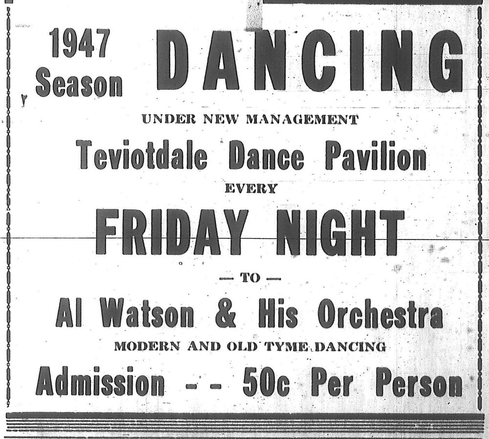 Teviotdale became famous for dances, stock car races post image