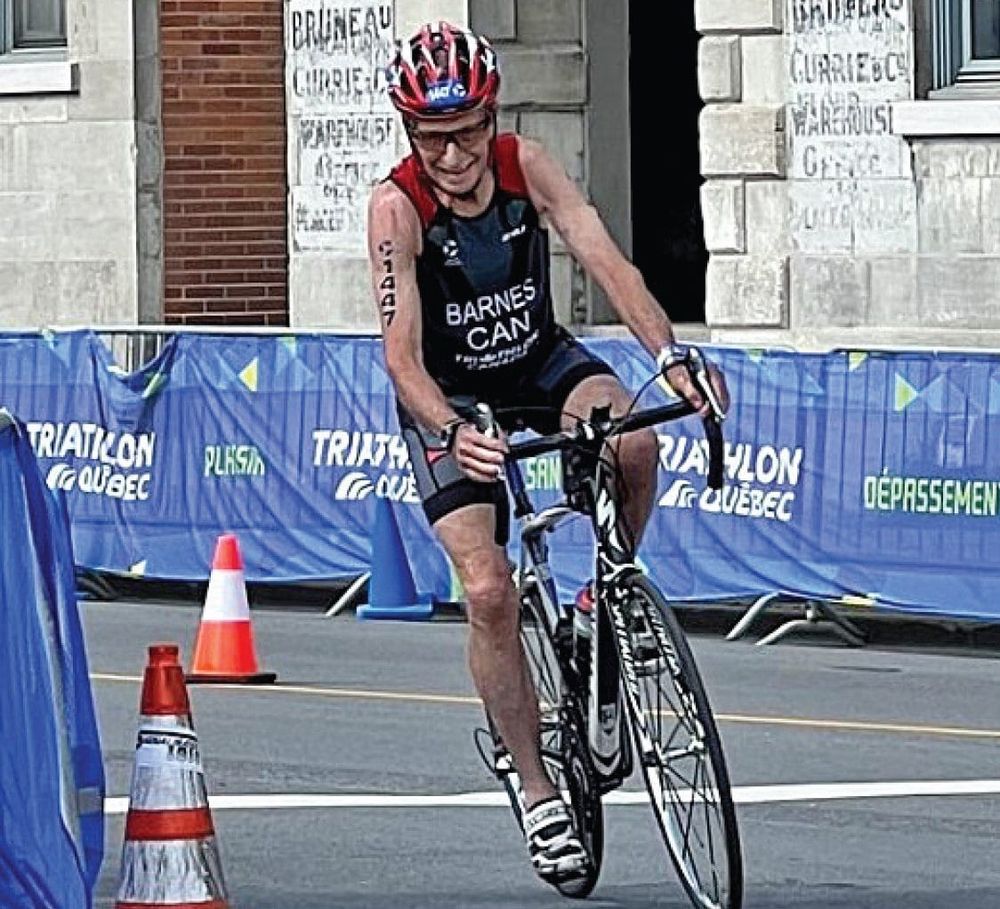Charlie Barnes brings home silver in world triathlon over-85 division post image