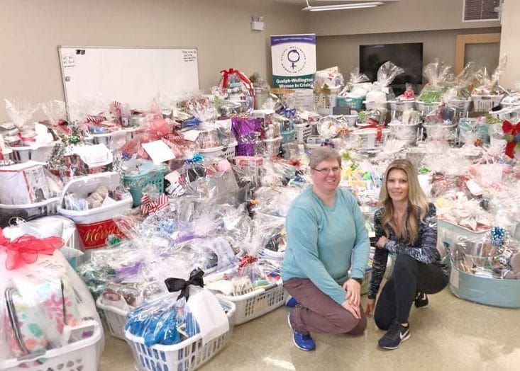Guelph-Wellington Basketeers supporting women in crisis with basket drop-off post image