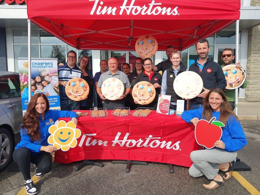 Local Tim Hortons Smile Cookies support CFGW's Food and Friends program post image