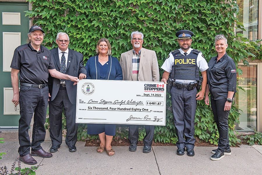 Wellington County Police Services Board presents funds to GSGW post image