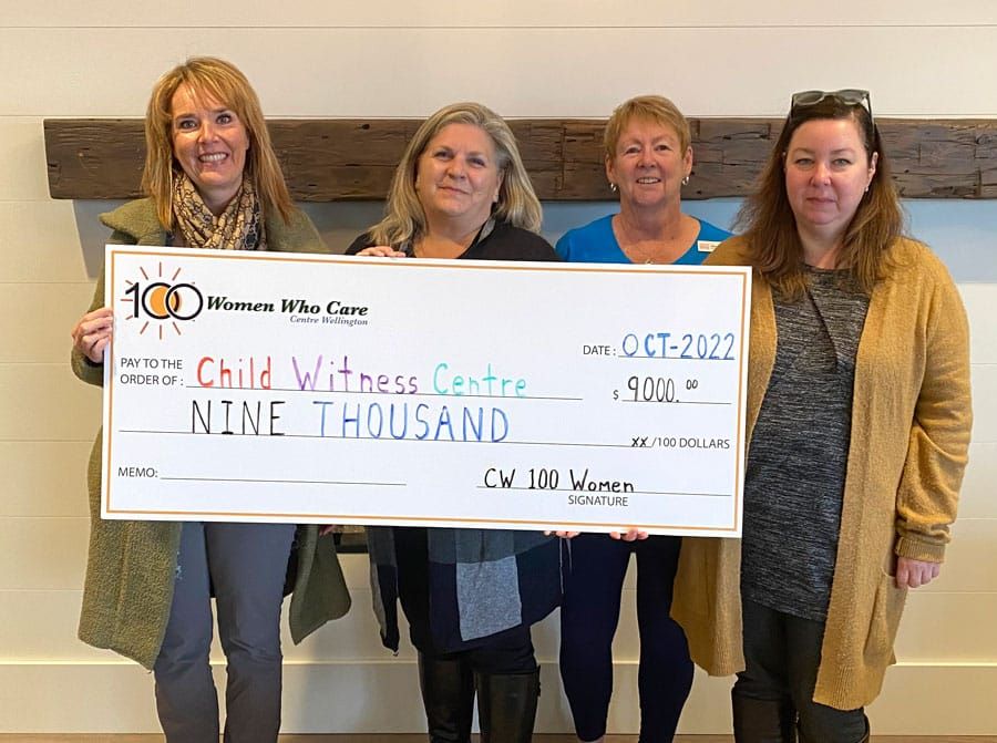100 Women Who Care Centre Wellington donate $9,000 to Child Witness Centre post image