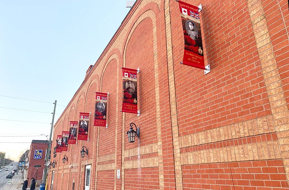 Veterans banners installed in Hillsburgh post image