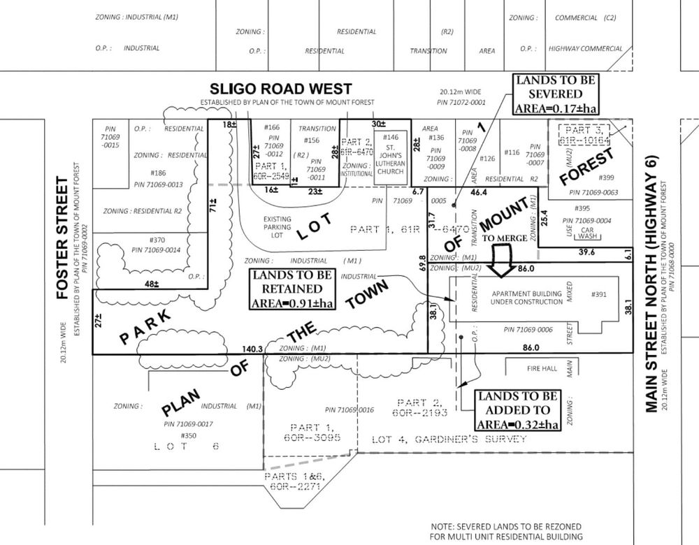 Property adjustment requested for possible 17-unit Mount Forest apartment building post image