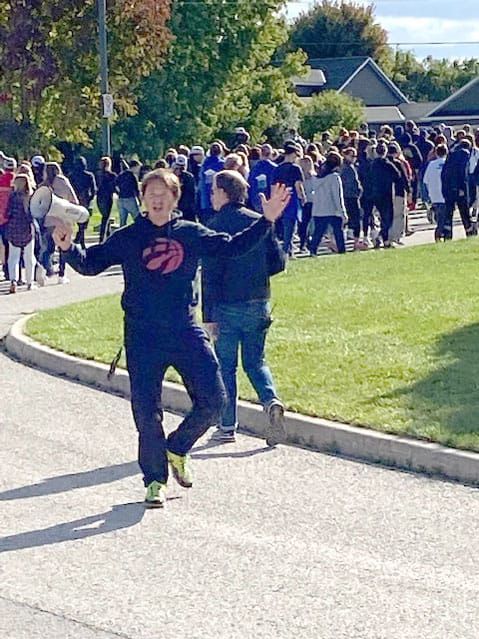 Wellington Heights Secondary School took part in Terry Fox Run post image
