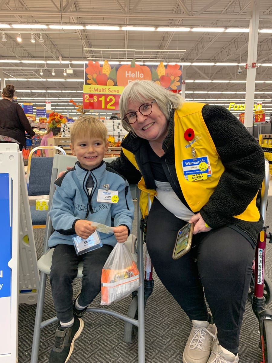 Halloween costume inspired by Walmart employee post image