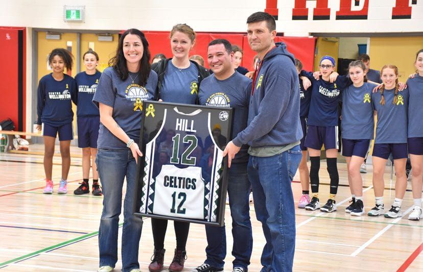 Centre Wellington Celtics retire Addison Hill’s number post image