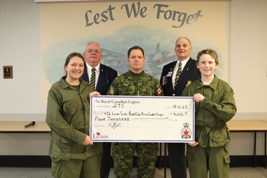 Fergus Legion host 494 Lorne Scots Royal Canadian Army Cadet Corps post image