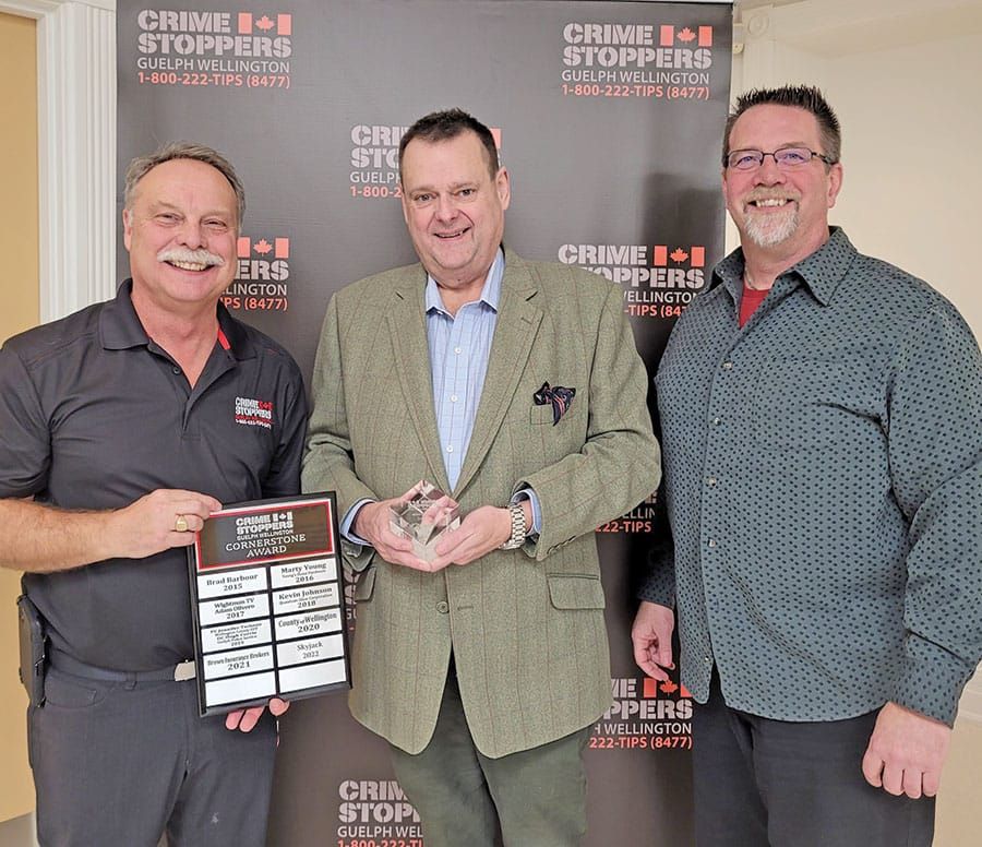 Crime Stoppers presents awards post image