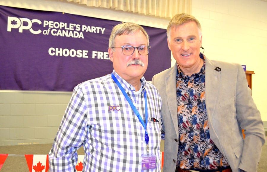 PPC leader Maxime Bernier, supporters gather in Atwood post image