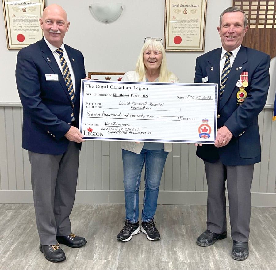 Hospital foundation gets assist from Legion post image