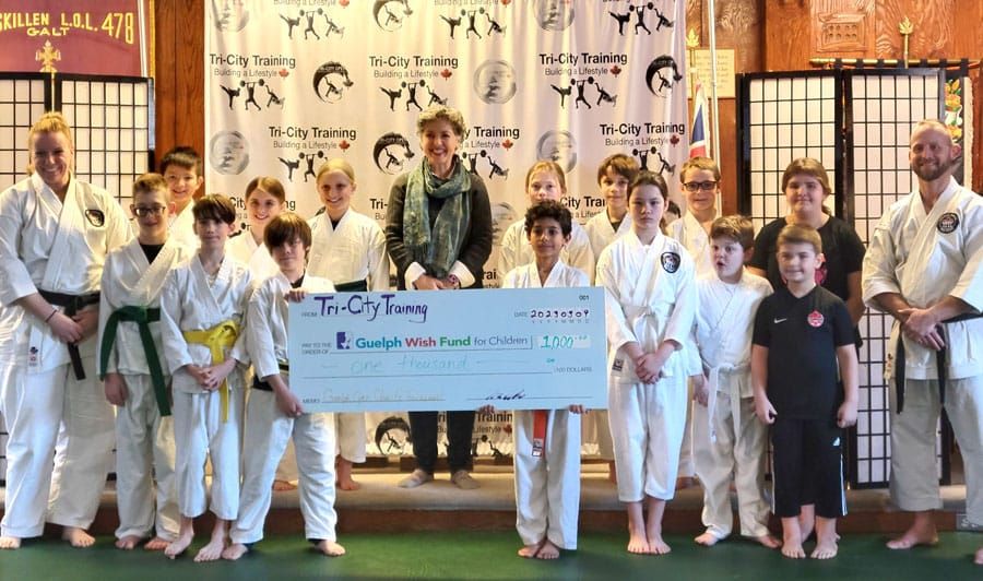 Tri-City Training raises money for the Guelph Wish Fund for Children post image