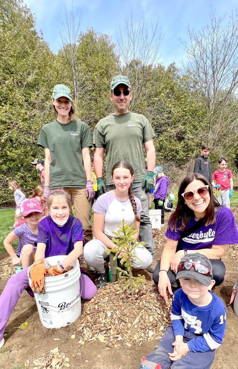 Aberfoyle PS students participate in tree planting post image