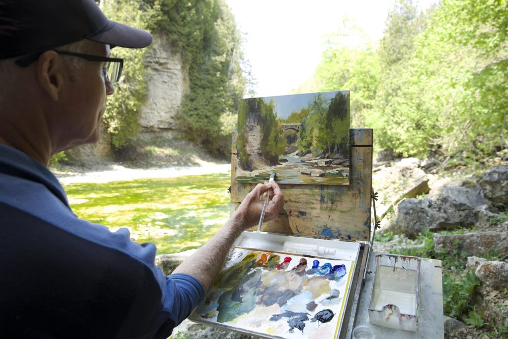 Artists transform Elora into living canvas during Plein Air Festival post image